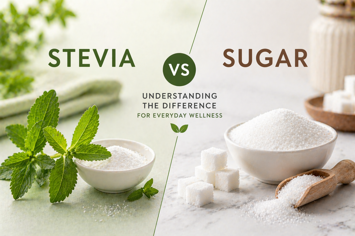 Stevia vs Sugar: Understanding the Difference for Everyday Wellness