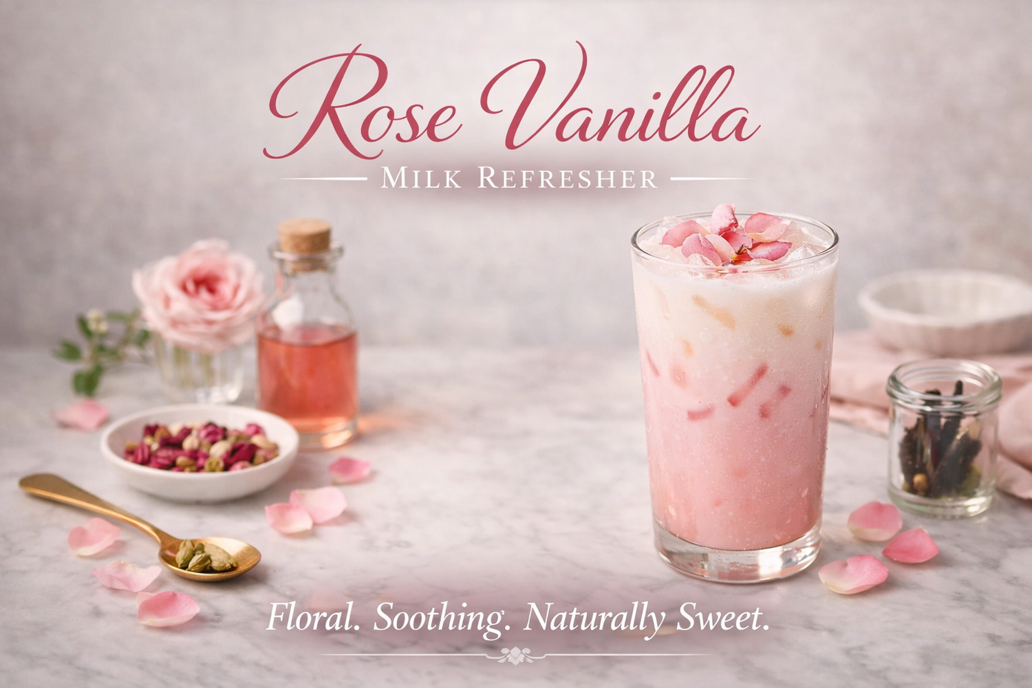 Rose Vanilla Milk Refresher