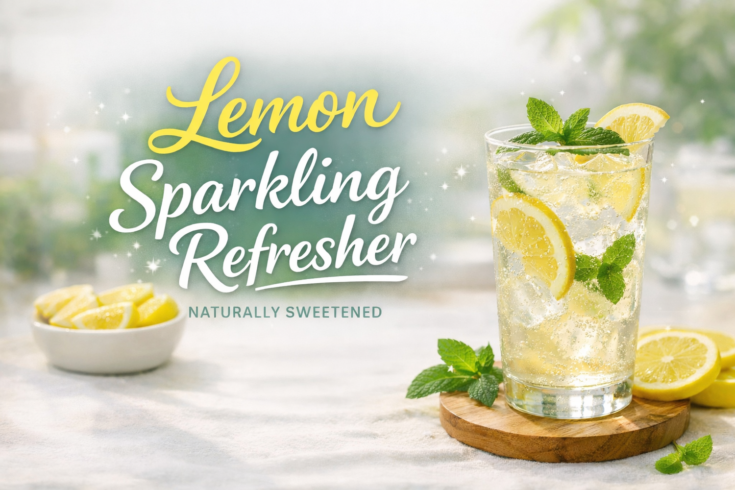 Lemon Sparkling Refresher