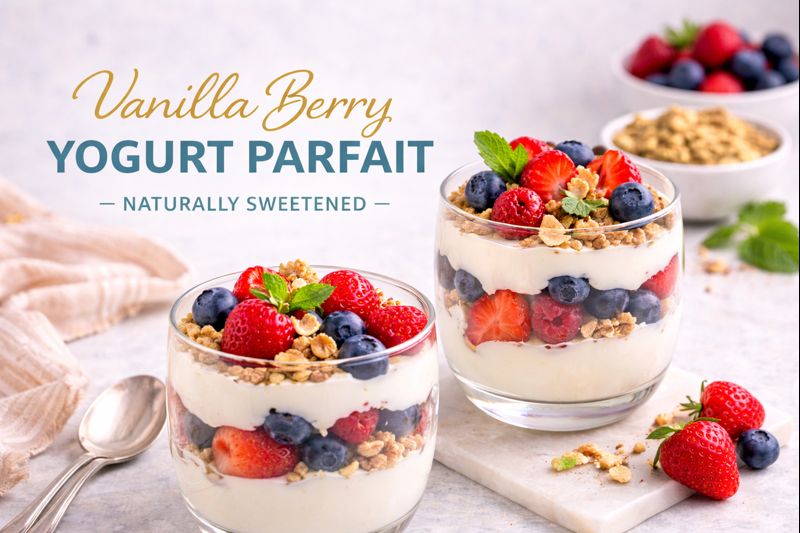 Vanilla Berry Yogurt Parfait