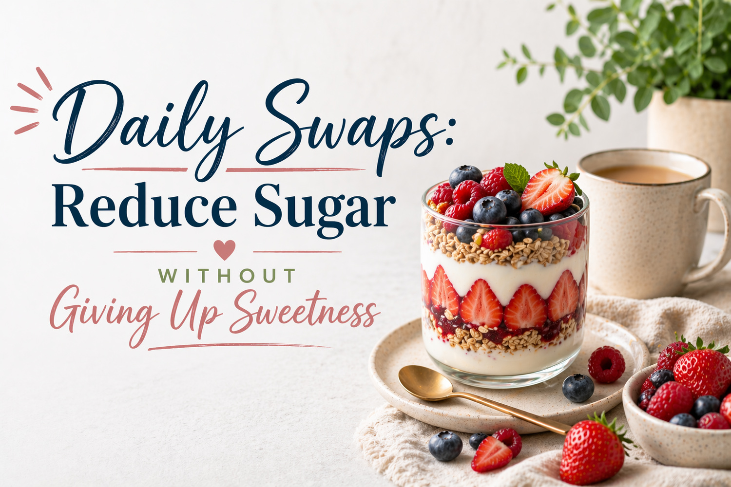 Daily Swaps: Reduce Sugar Without Giving Up Sweetness