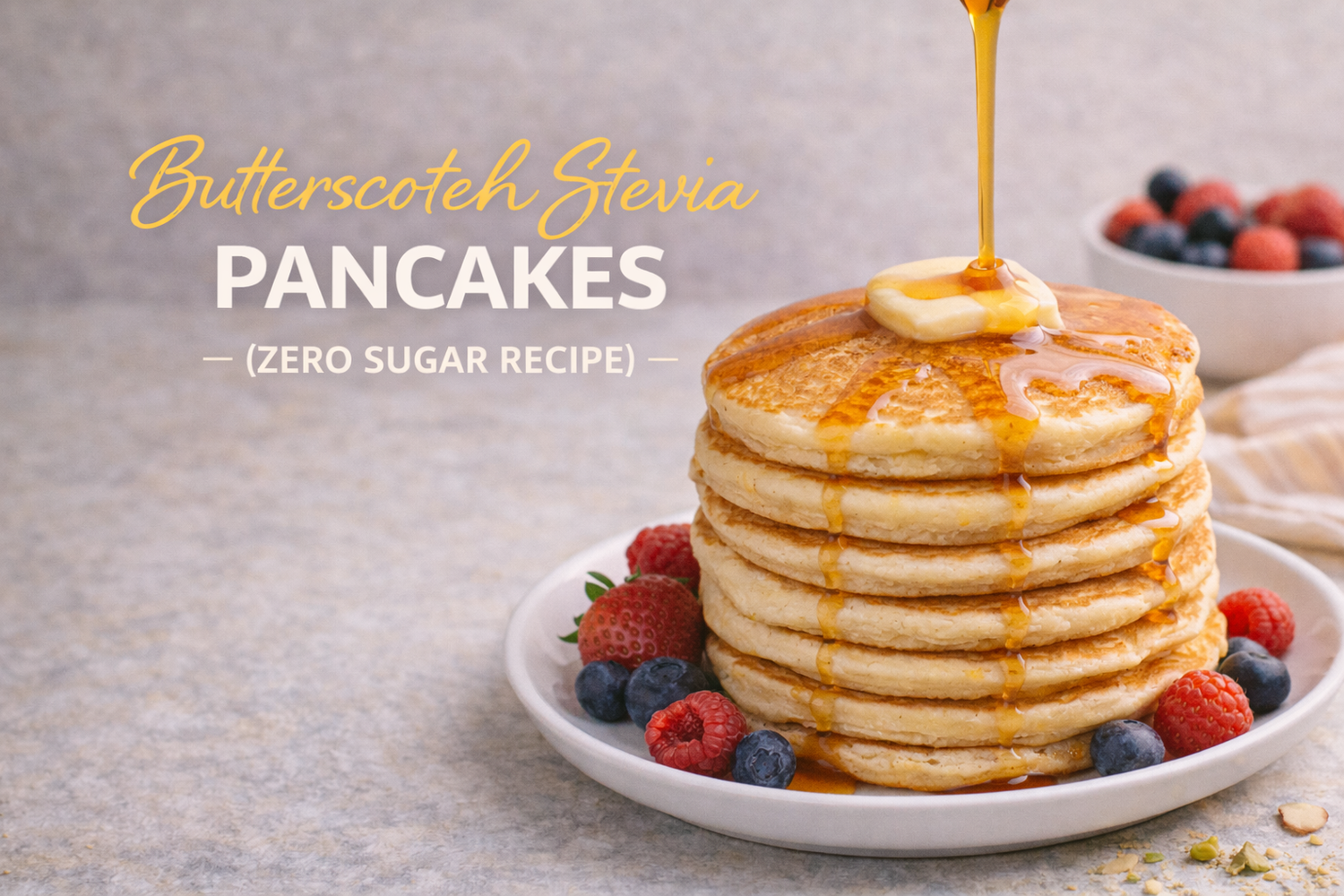 Butterscotch Stevia Pancakes