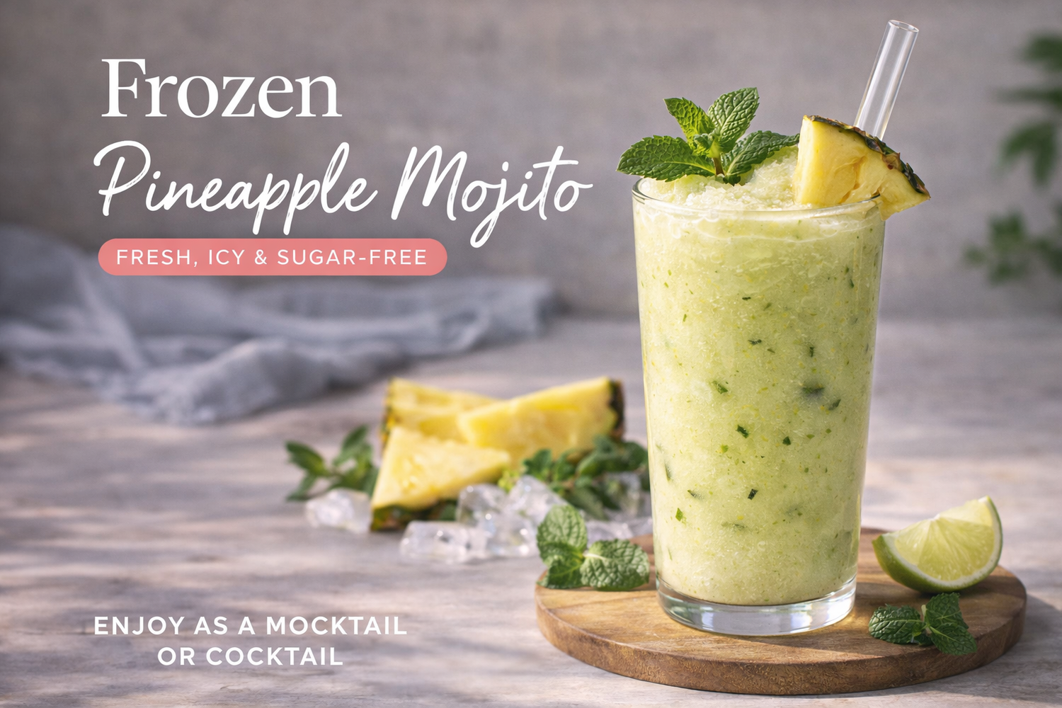Frozen Pineapple Mojito